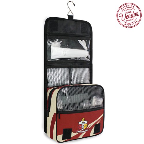 Bad Bananas BBGreek Kappa Alpha Psi Fraternity Paraphernalia - Official Vendor - Hanging Toiletry Travel Bag - Nupe