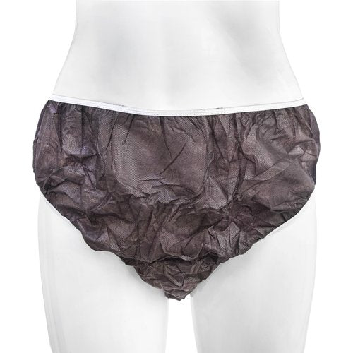 Elitzia Disposable Underwear Underpants One Time Use Beauty Salon SPA Hotel Travel Convenient 50 Pcs Per Set ET004 (Brown XL)