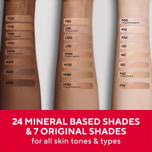MIRABELLA - Invincible for All HD Liquid Foundation, Moisturizing Face Products for All Skin Types, Full-Coverage Lightweight Foundation Makeup, Moisturizing & Hydrating Beauty Care, Dark V