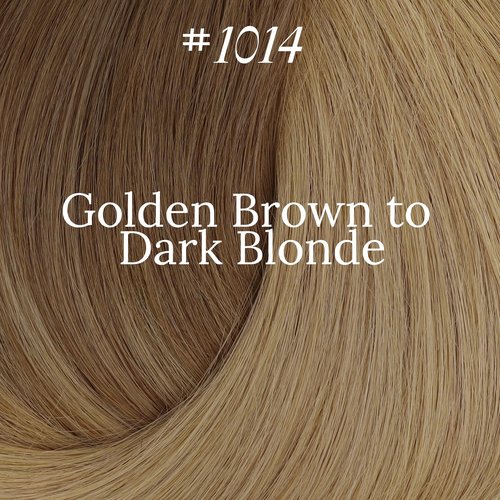 Fshine Invisible Wire Hair Extensions Real Human Hair Ombre 10/14 Brown to Dirty Blonde Fish Line Human Hair 12 Inch Secret Hairpiece Clip in Hair Extensions Add Volume 70 G