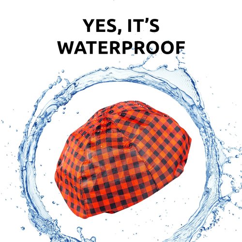 Black Shower Cap for Men
