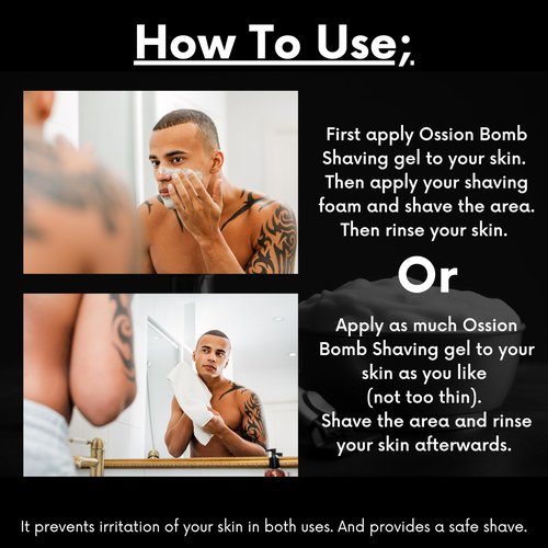 Men’s Shaving Gel for Sensitive Skin – Anti-Irritation Barber Shave Gel, Moisturizing & Protective Formula, Smooth Glide for Easy Shaving – Gel para Afeitar Barbero Profesional, 33.81 Fl oz