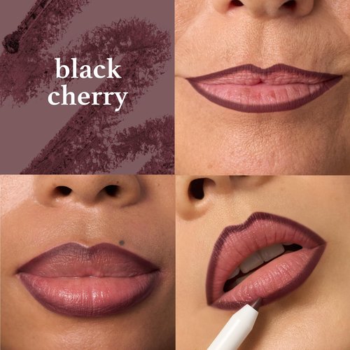 Julep The Perfect Pair 2pc Set It's Balm Tinted Lip Balm Sweet Sangria and With a Trace Retractable Creamy Long-Lasting Lip Liner, Black Cherry