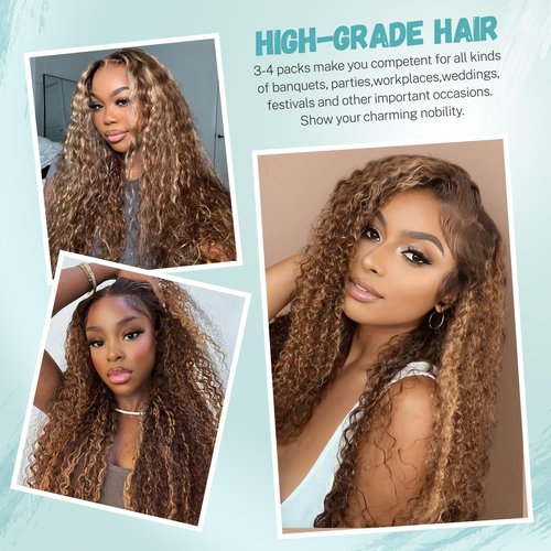 I Tip Human Hair Extensions 14inch 100 Strand 50G, Water Wave I Tips Hair Extensions Real Human Hair for Women Ombre Blonde Extensions I Tips Camel Brown Microlinks Cold Fusion I Tip Human Hair
