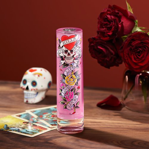Ed Hardy Perfume for Women, Eau De Parfum Spray with Warm Amber Notes, Gift for Her, 3.4 fl oz