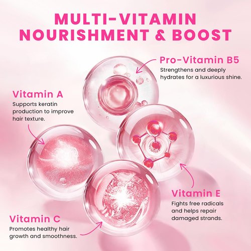 Bali Secret Hussell Hair Serum - No Rinse with Argan Macadamia & Avocado Oils - Vitamins A, E, Pro B5 - Conditioner for Women & Men - Pack of 2, 80 Capsules