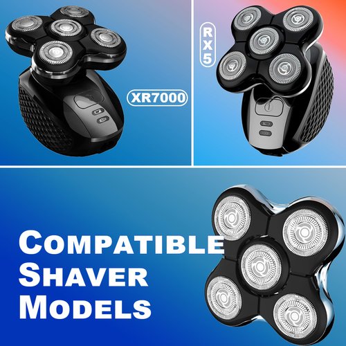 2PACK XR7000 Balder Pro Replacement Head Compatible with Remington Balder Pro Head Shaver Model XR7000/XR1500/XR1501
