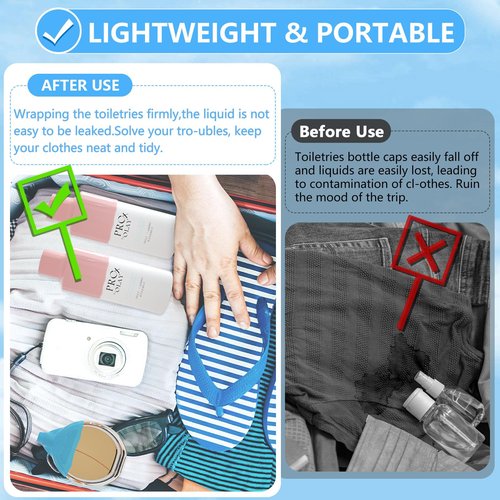 16 Pack Silicone Bottle Cover,Travel Essential for Women Men,Cruise Ship Essentials 2025,Beach Vacation Essentials,Travel Size Toiletries,Airplane Travels Accessories Elastic Sleeves for Leak Proofing