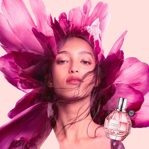 Viktor&Rolf - Flowerbomb Eau de Parfum - Women's Perfume - Floral & Woody - With Notes of Vanilla, Jasmine, & Rose - 0.34 Fl Oz - Travel Size