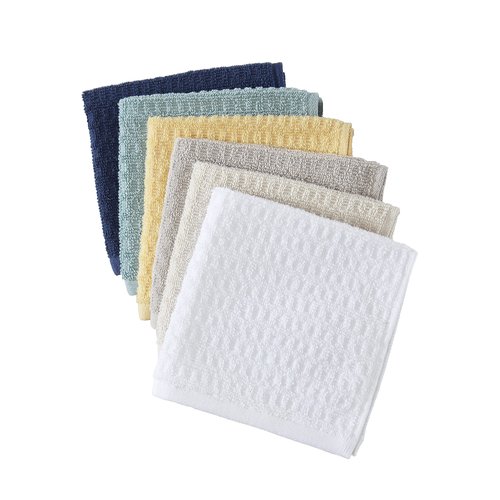 Tommy Bahama- Washcloth Set, Highly Absorbent Cotton Bathroom Decor, Low Linting & Fade Resistant, Oeko-Tex Certified (Northern Pacific Turquoise, 12 Piece)