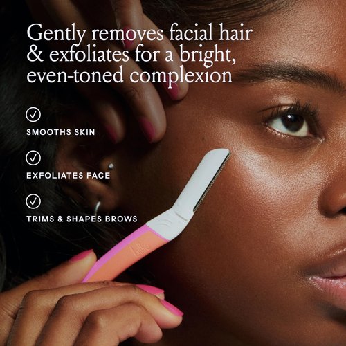 Billie Dermaplane Starter Kit + V Smooth Shave Gel & Cleanser for Pubic Hair & Skin - 6.5 oz.