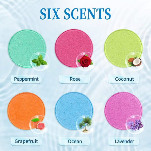 Fizzgarden 36-Pack Shower Steamers Aromatherapy, Shower Bath Bombs with Individually Wrapped, Variety Shower Tablets, Valentines Day Gifts for Her and Him, Birthday Presents for Women(2 Sets)