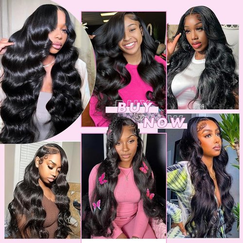Selina Hair 13x4 Transparent HD Lace Closure Straight Human Hair 180% Density Pre Plucked Natural Hairline Bleached Knots Straight Hair Lace Frontal 20" Natural Black
