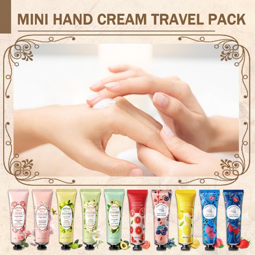30PCS Hand Cream Gifts Set,Moisturizing Travel Size Hand Lotion for Dry Skin,Hydrating Small Hand Moisturizer for Women,Non-greasy Travel Handcream for Appreciation Gifts and Mom Gifts