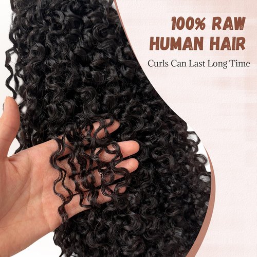 Burmese Bundles Premium Raw 100% Human Hair Water Wave High Rate 15A Unprocessed No Stray Short Hair Extensions Triple Lifespan Excellent Fullness Extra Thick From Top to End Black 14inch