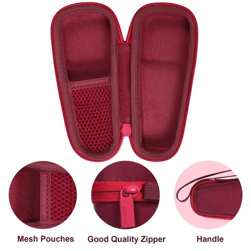 co2CREA Hard Carrying Case Compatible with NågraCoola CLIE 2 1 Sonic Facial Cleansing Brush (Berry)