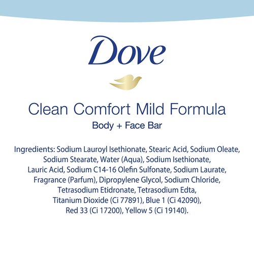 Dove Men+Care Body Soap and Face Bar to Hydrate Skin Clean Comfort More Moisturizing Than Bar Soap 3.75 oz 6 Bars