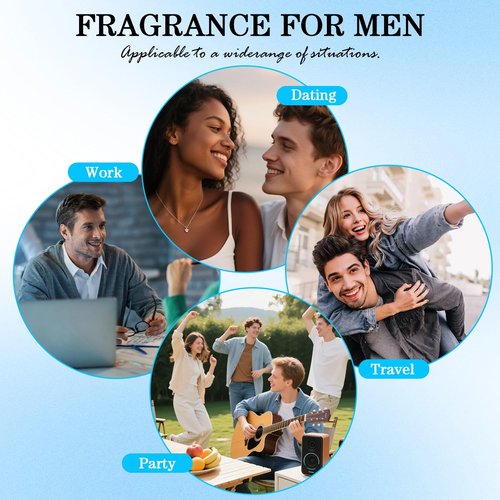 Upgraded 2.0 Cologne for Men - Pheromone-Infused Fragrances | Pheromone Cologne | Enhance Attraction | Long-Lasting Seductive Herbal Scent | 50ml EDP Perfume Spray, Men's Perfume Pheromone Colognes