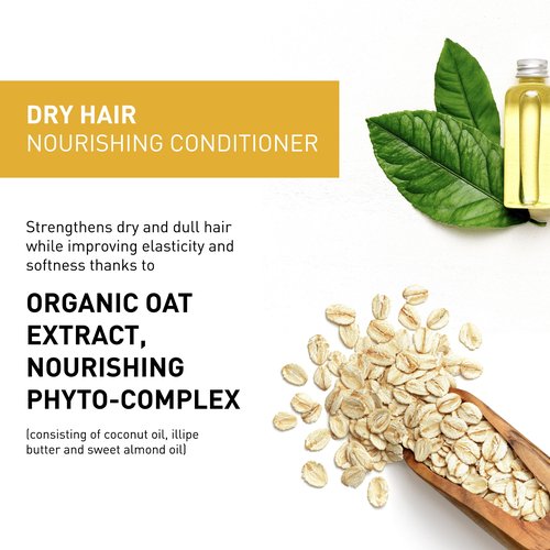INSIGHT Clean Beauty Dry Hair Nourishing Conditioner With Organic Oat Extract, Vegan, 13.5 fl oz