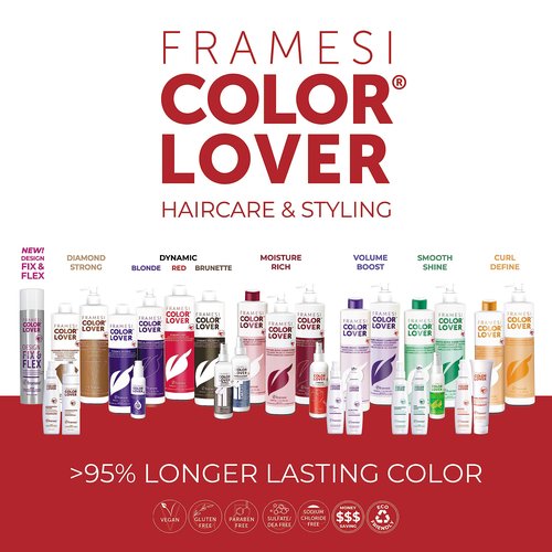 Framesi Color Lover Volume Boost Conditioner, 33.8 fl oz, Sulfate Free Volumizing Conditioner with Quinoa and Coconut Oil, Color Treated Hair