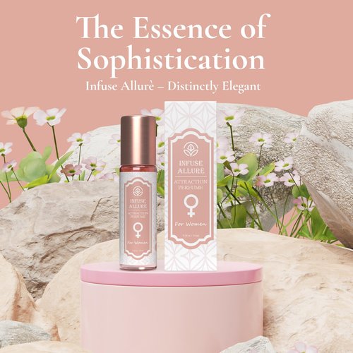 Premium Pheromones Perfume for Women – Alluring French Fragrance Sensual Elixir in Jojoba Oil Base with Androstenol, Androstenone & Pure Pheromones Long-Lasting Designed to Attract Men – 10ml/0.34oz