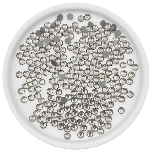 Mulutoo 400Pcs Hotfix Rhinestones Bulk, Crystal Clear AB Rhinestones for Crafts Clothes DIY Decoration,SS30,6-6.2MM(XS002 - Transparent Gray)