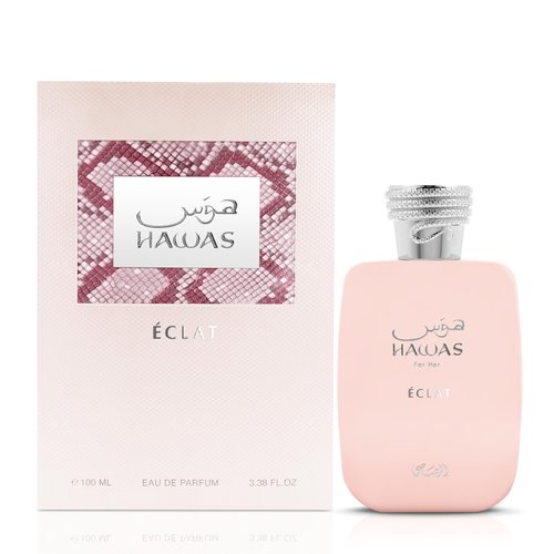 Rasasi Hawas Eclat for Women Eau de Parfum Spray, 3.4 Ounce