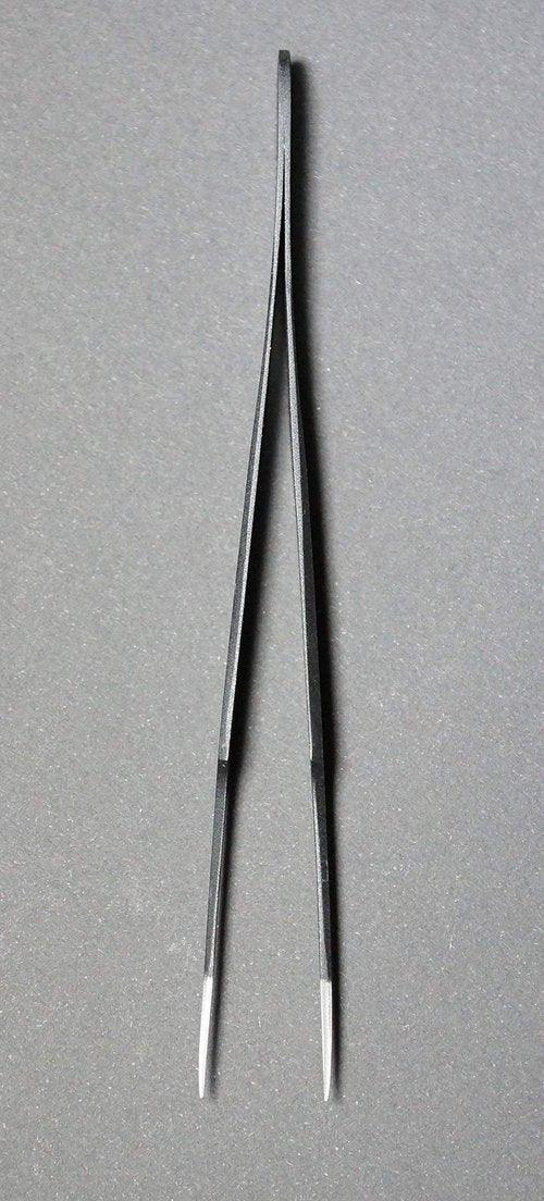 Excel Straight Point Tweezer, Black