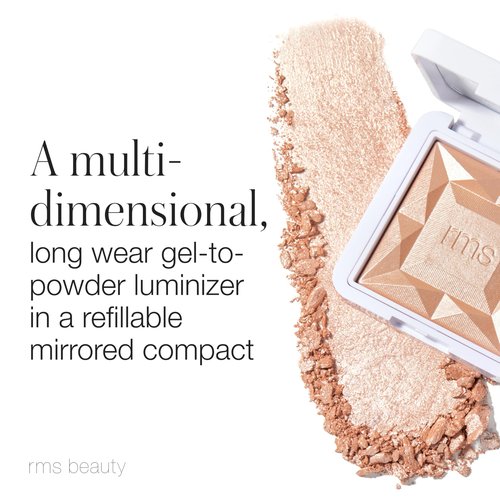 RMS Beauty Redimension Hydra Dew Luminizer – Hydrating Liquid Highlighter for Radiant, Dewy Glow, Lightweight, Buildable & Natural Finish, 0.18 oz