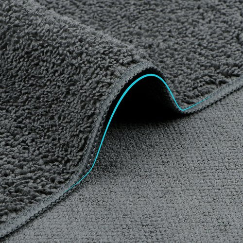 Orighty Washcloths Bulk Towel Sets 50 Pack, Highly Absorbent and Super Soft Microfiber Fingertip Towels, Multi-Purpose Wash Cloths for Bathroom, Hotel, Gym, and SPA, 12x12 Inch, Grey