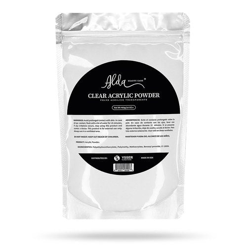 YSSER Alda Acrylic Powder Professional Acrylic Nail System 16oz Clear (Clear)