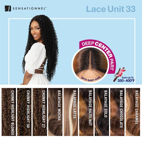 Sensationnel Dashly Wig - Unit 33 Non Lace Cap Ready to Wear Ear to Ear Lacepart Synthetic (1B OFFBLACK)