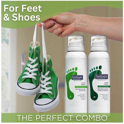 FOOTLOGIX Foot Deodorant Spray, 4.23 Fl Oz
