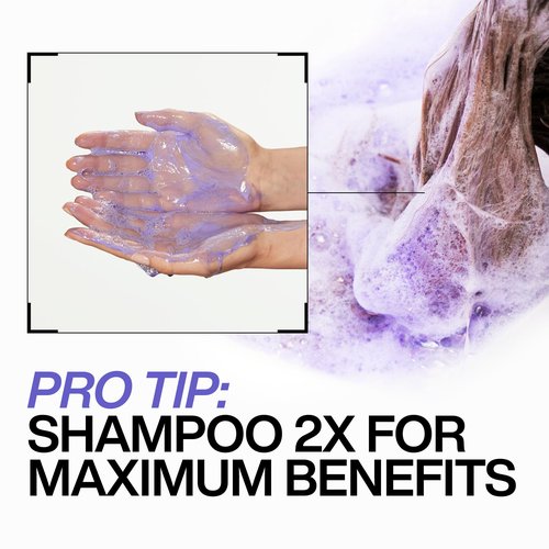 Redken Blondage Color Depositing Purple Shampoo For Blonde, Bleached or Highlighted Hair - Neutralizes Brassy Tones With Salicylic Acid, 10.1 Fl Oz