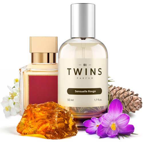 TWINS - Impression by Bac. Roug. 540 - Luxury Perfume For Women - Clean Ingredients, Paraben Free, Cruelty Free, Vegan Spray - Eau De Parfum Spray - Sensuelle Rouge - Fragrance 1.7 fl. Oz. (50ml)