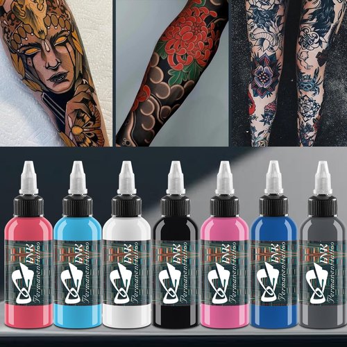BAODELI Tattoo Ink Set Professional - 14 Colors 1oz (30ml) Vegan-Friendly Pigment Ink Supplies,Tattoo Inks Vegan TI4002-30-14