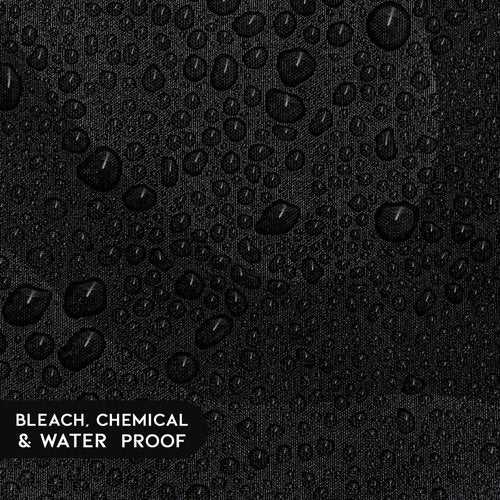 Betty Dain Bleach-proof All Purpose Styling Cape, Material Defends Against Bleach Stains, Color Proof, Chemical Proof, Waterproof, Lightweight Embossed Nylon, Black