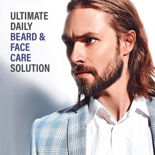 Graham Hill Arnage Soothing & Refreshing Face and Beard Balm for Men, 200ml - Men's Face Moisturizer, Vegan Beard Moisturiser for Men with Panthenol, Jojoba Oil & American Cuckoo Flower