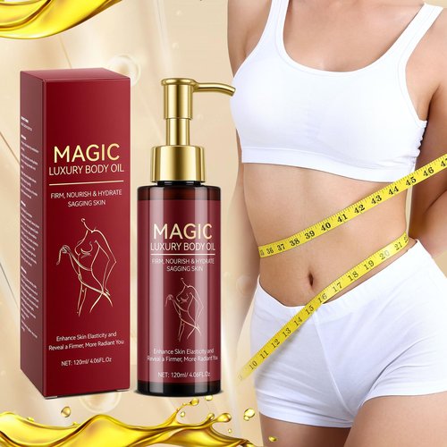 Trihood Body Firming Oil – Nourishing & Hydrating Dry Oil with Vitamin E & Natural Oils, Fast-Absorbing Serum for Crepe Skin, Helps Improve Elasticity & Smooth Skin Appearance, Full Body Care, 120ML