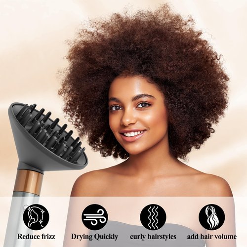 YTCHYYSK Large Round Volumizing Brush and Large Diffuser Nozzle Attachment for Dyson Airwrap