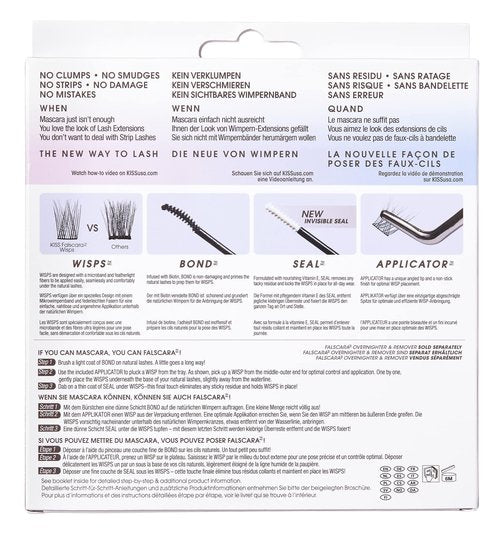 Kiss Falscara Eyelash Starter Kit Lengthening (Pack of 2)