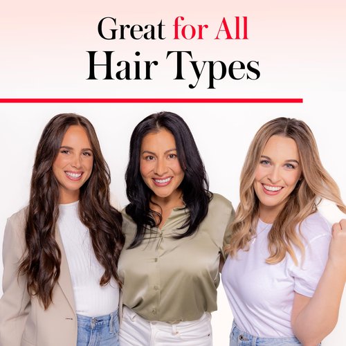 REVLON SmoothStay XL Hair Straightener - Heated Straightening Brush for Silky & Straight Long-Lasting Results, Locks in Moisture with Reduced Static & Frizz