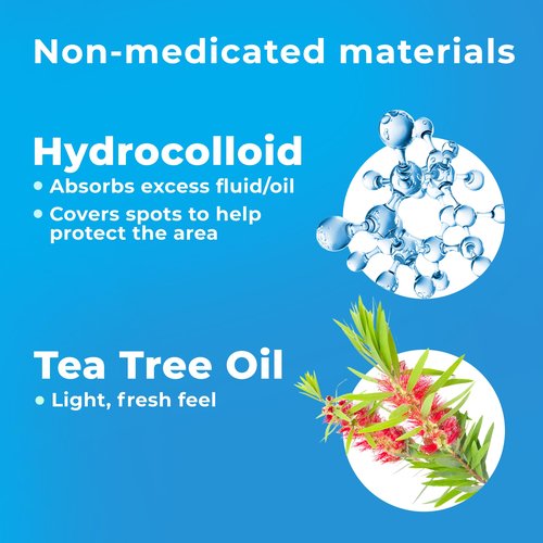 PatchRx Pimple Patches for Face (500 Patches), Hydrocolloid Acne Patches with Tea Tree Oil, Pimple Patch Pimple Stickers - Hydrocolloid Patch Acne Dots - Acne Pimple Patches For Face - Zit Patches