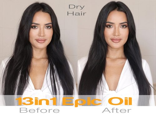 Sustainable Glam 13in1 Epic Hair Oil with Argan Oil & Coconut Oil - For all hair types - Vegan, sulfate free, paraben free