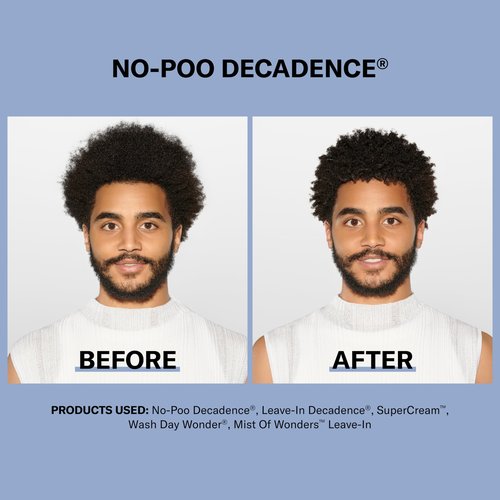 DevaCurl No-Poo Decadence Non-Lathering Cleanser for Ultra-Rich Moisture, Green Oasis, 12 fl. oz
