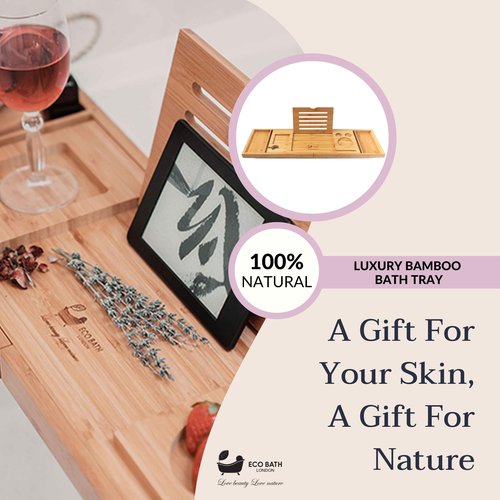 Eco Bath London Luxury Eco-Friendly Bamboo Bath Tray