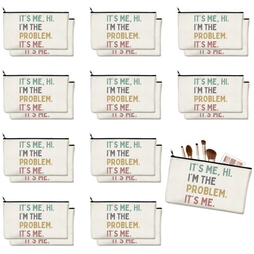 Echoglimmer 20 PCS Makeup Bag, Party Favors, Goodie Bags, Party Supplies, Fans Makeup Bag, Decorations Gift Bag, Birthday Party Favors, Party Bags