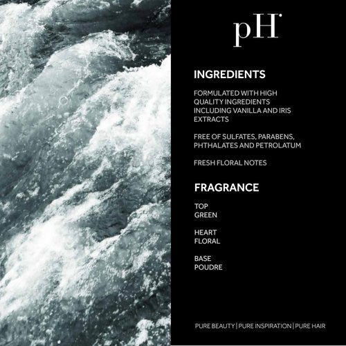pH PURE HAIR Styling Mousse - Frizz Control Shaping Mousse with Medium Hold, Lightweight Formula for Defined Styles & Volume, 10.1 Oz