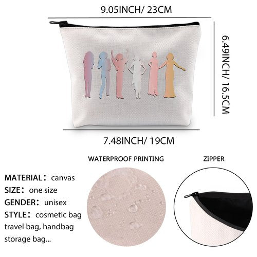 XYANFA Music Fans Makeup Bag Music Lover And I Will Love You Always Love You Gifts For Wife Anniversary Zipper Pouch