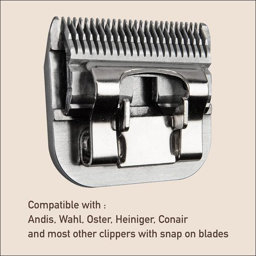 FURZONE Detachable Blade - Size 15 Blade 3/64", Made of Extra Durable Japanese Steel, Compatible with Most Andis, Oster, Wahl A5 Clippers